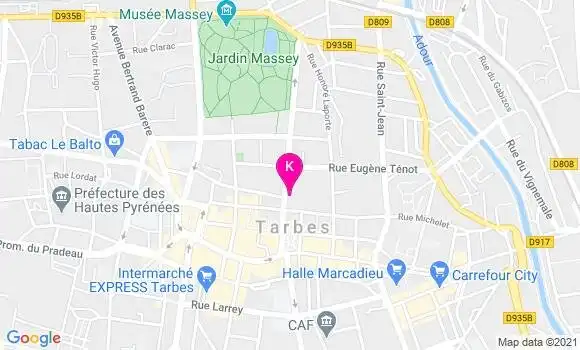 Localisation Marie Pierre Alary