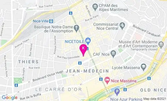 Localisation Caroline Sabeva