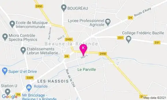 Localisation Denis Lamoitier