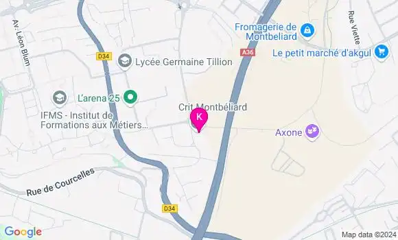 Localisation Emilie Laine