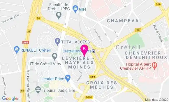 Localisation Anne Le Dall