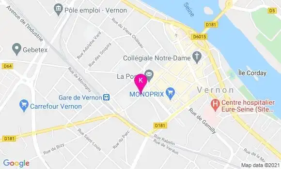 Localisation Alexandre Larcher