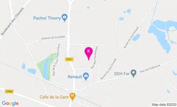 Localisation Adeline Chaussende