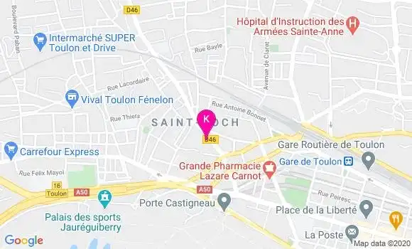 Localisation Nicolas Boschi