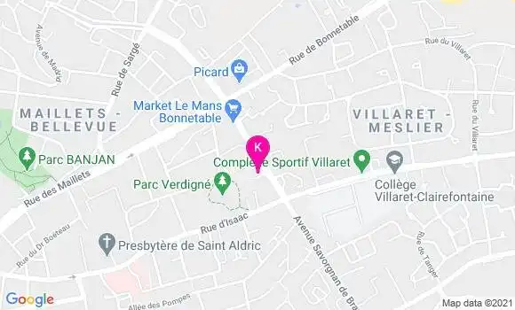 Localisation Sylvain Cosson