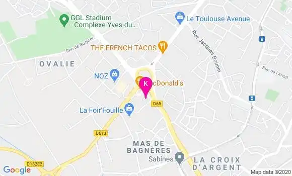Localisation Anais Gregoire