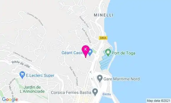 Localisation Jean Christophe Mainetti