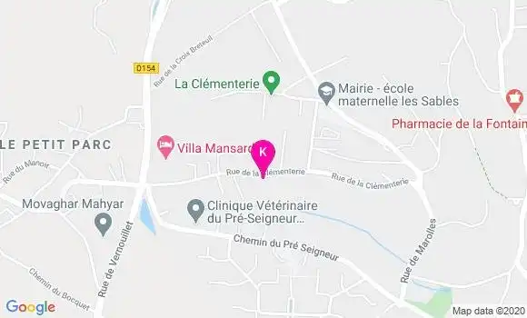 Localisation Laetitia Bourrelly Sutour