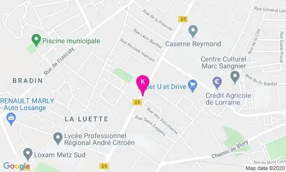 Localisation Angele Lorin