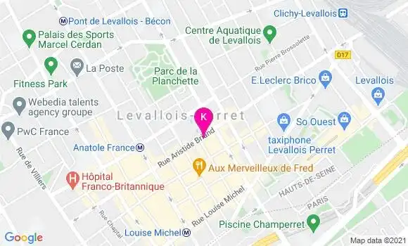 Localisation Clement Oudart