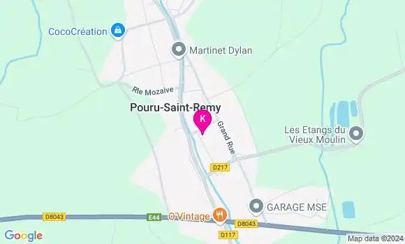 Localisation Arthur Rousseaux