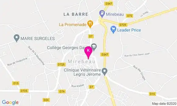Localisation Marion Augeron Peraud