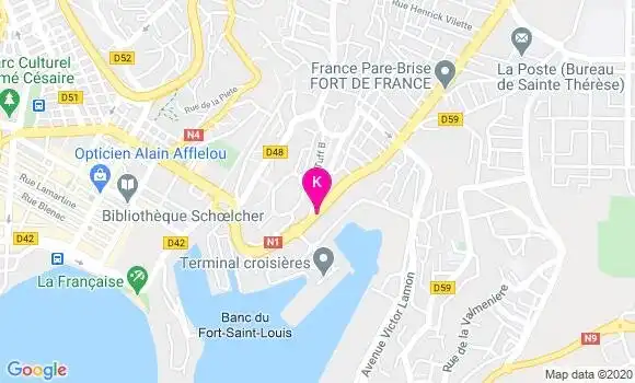 Localisation Danielle Naudillon