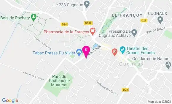 Localisation Jean Claude Lapeyre
