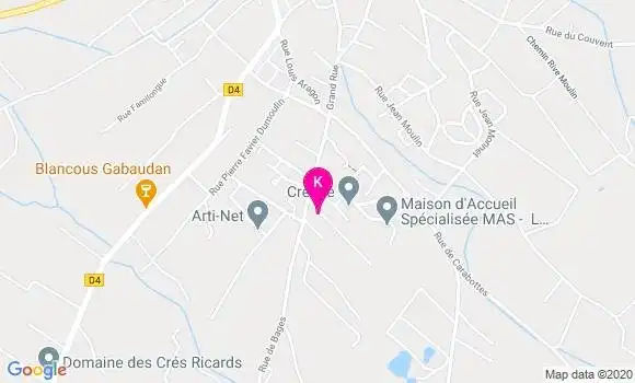 Localisation Gilbert Naud