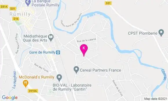 Localisation Cecile Blanc Potard