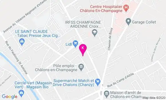 Localisation Auriane Canivet