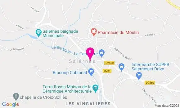 Localisation Catherine Delval