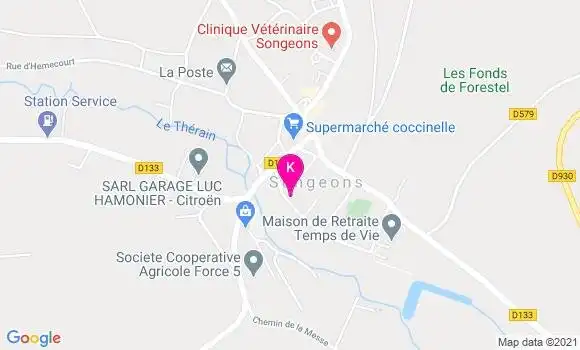 Localisation Catherine Cressent