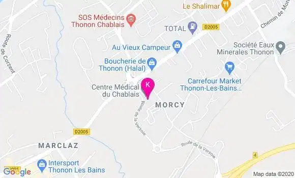 Localisation Matthieu Thomassin