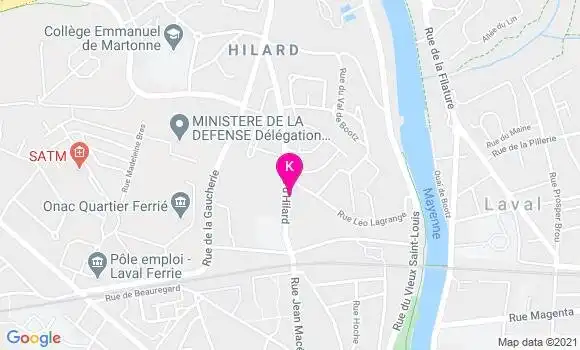 Localisation Anne Cocandeau