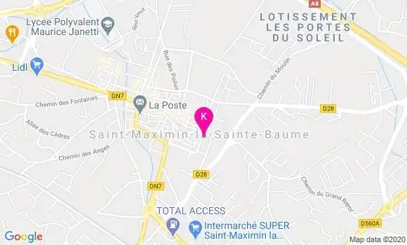 Localisation Sarah Gagneret