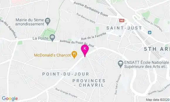 Localisation Donatienne Frecon