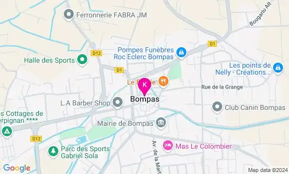 Localisation Camille Catala