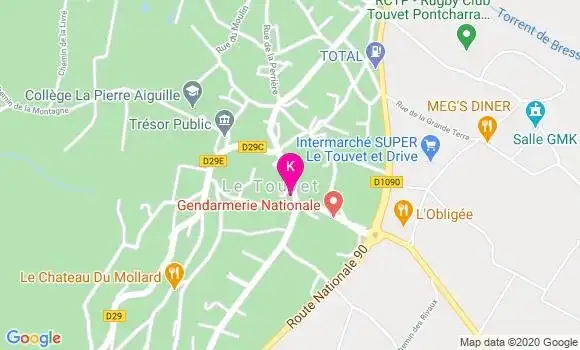 Localisation Aline Huguet