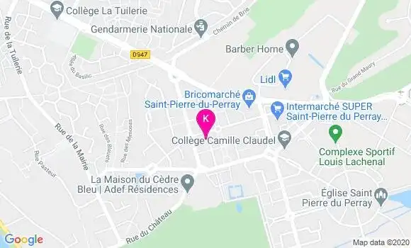 Localisation Nathalie Delaet