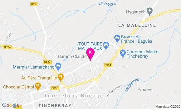 Localisation Martine Xhrouet