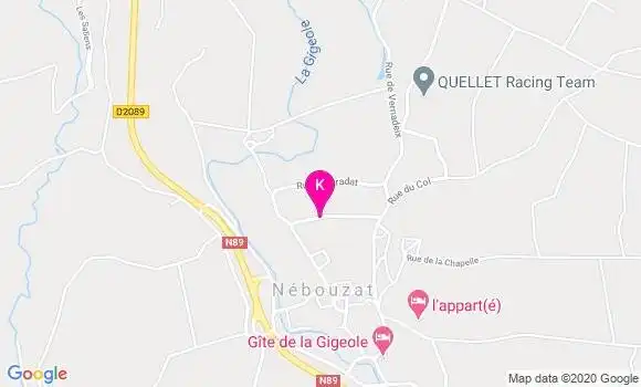Localisation Julie Gervais
