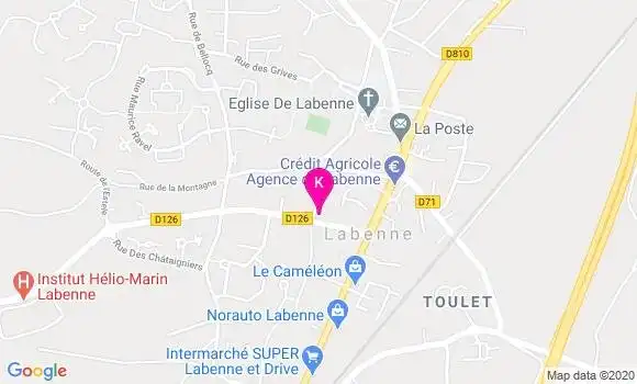 Localisation Juliette Carrette