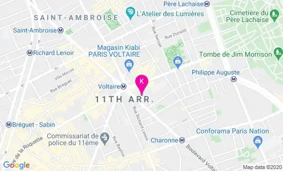 Localisation Fabrice Silva