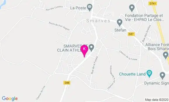 Localisation Damien Artaud