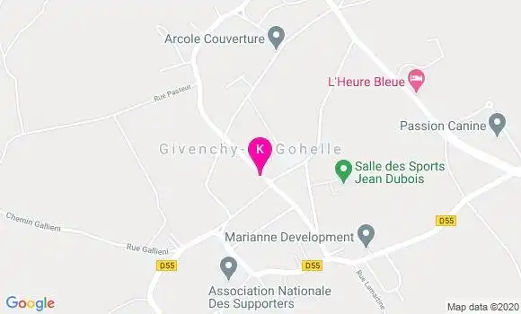 Localisation Caroline Lesur De Barros