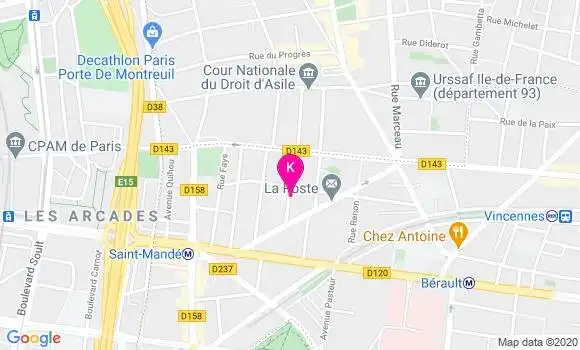 Localisation Fanny Bensimhon