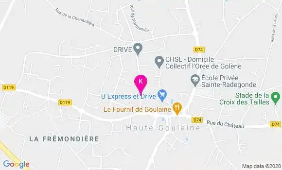 Localisation Geraldine Chabirand