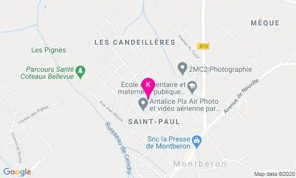 Localisation Fabrice Laurent