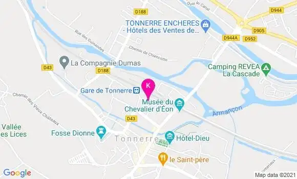 Localisation Lutetia Briant