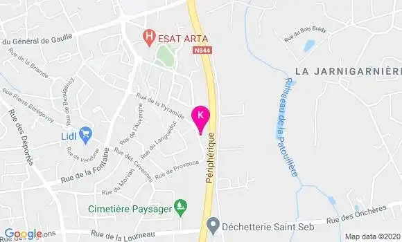 Localisation Chloe Menoret