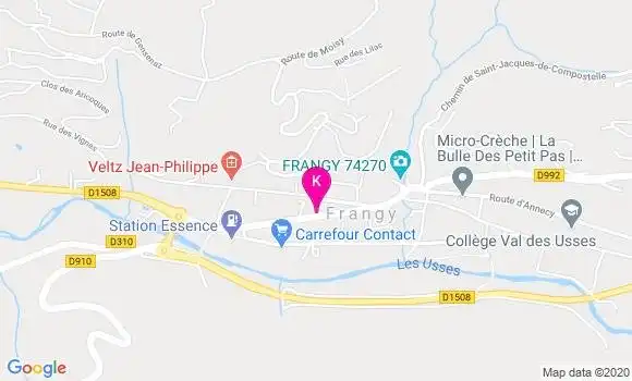 Localisation Camille Henry
