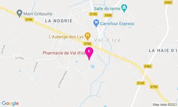 Localisation David Catrouillet