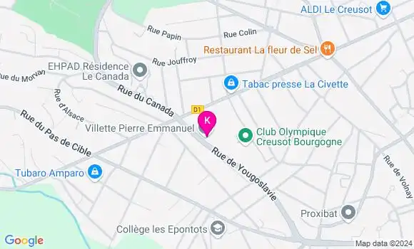 Localisation Perrine Martin
