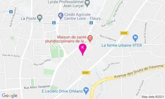 Localisation Alexandra Dufrene