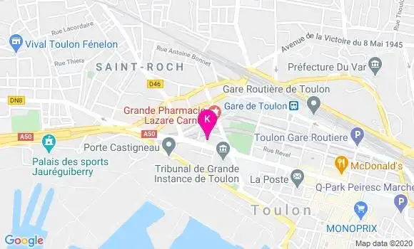 Localisation Justine Masson