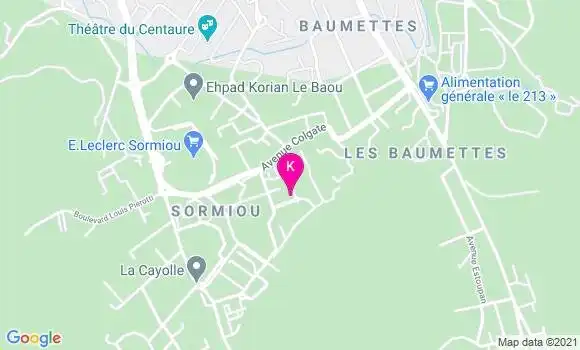 Localisation Antoine Cossou