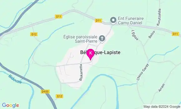 Localisation Martin Pinaudier