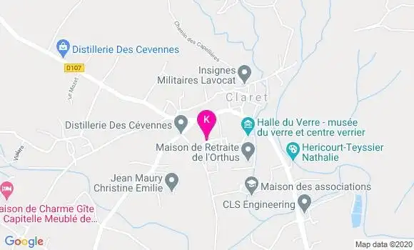 Localisation Marion Secher