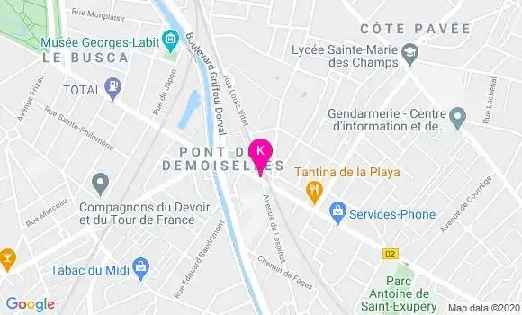 Localisation Claire Galarza